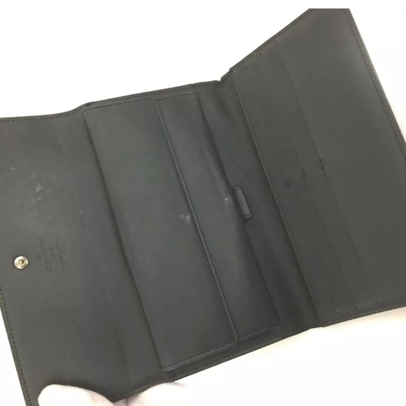 Authentic Louis Vuitton Monogram Mat Porte Tresor International Long Wallet - Picture 13 of 15